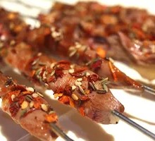 Grilled Chicken Hearts
