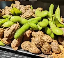 Salted Edamame and Peanuts