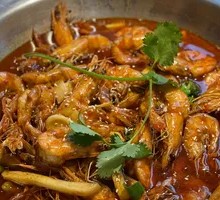 Spicy Oil Prawns