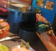 Wild Garlic Leaf with Pork Belly