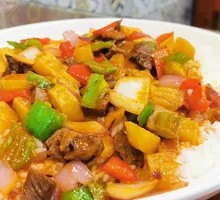 Beef and Potato Rice Bowl