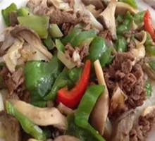 Mushroom and Beef Noodles