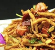 Dry-Fried Wood Ear Mushrooms