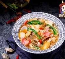 Aluminum-wrapped Scallops Noodles