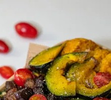 Beef Jerky Roasted Vegetables