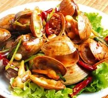 Spicy Stir-Fried Clams