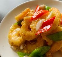 Stir-Fried Shrimp Segments