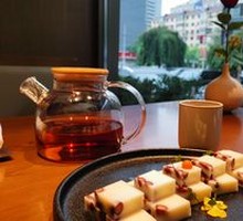 Chinese Yam and Red Bean Cake