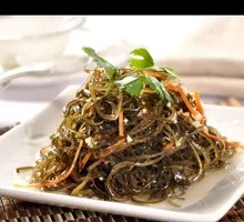 Cold-mixed kelp strands