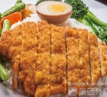 Thick Pork Cutlet Rice