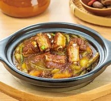 Stewed Pork Ribs with Potatoes and Green Beans