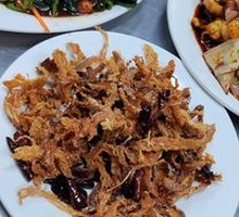 Scalloped Squid with Green Onion