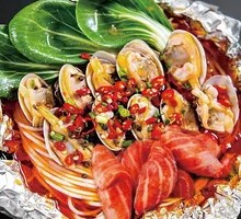 Lobster and Clam Noodles