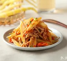 Bamboo Shoots with Pork Strips