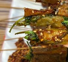 Marinated Tofu Skin with Water Spinach