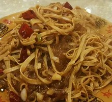 Dried Tofu with Potato Noodles
