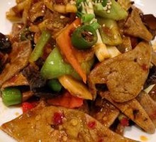 Sizzling Liver Slices