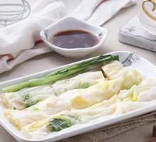 Cured Meat Egg Rice Noodle Roll