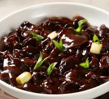 Scallion-braised Morel Mushroom