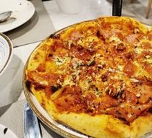 Mushroom Ham Pizza