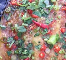 Steamed Pork Heart in Aluminum Foil