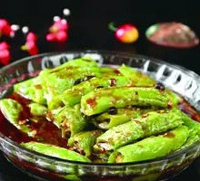 Braised Pepper with Tiger Skin