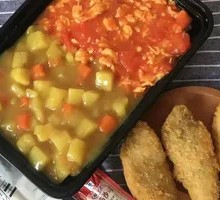 Homemade Cod Fillet Rice