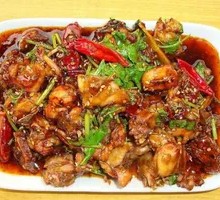 Spicy Stir-Fried Chicken Frames