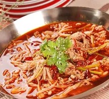 Spicy Beef with Enoki Mushrooms