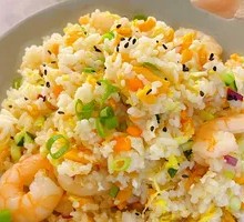 Shrimp and Rice Crackers Fried Rice