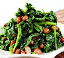 Chen Vinegar Spinach with Peanut