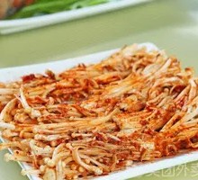 Grilled Enoki Mushrooms