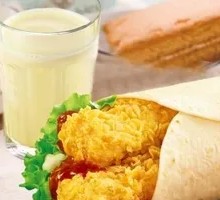 Breakfast Chicken Burger Meal