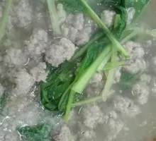 Bok Choy and Meatball Soup