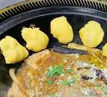 Pan-fried Dumplings with Cornbread