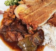 Thick Pork Cutlet Rice