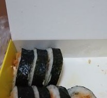 Sesame Seed and Egg Yolk Seaweed Rice Roll