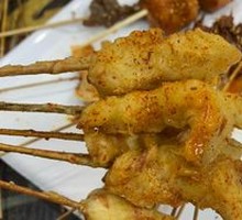 Fried Chicken Skewers