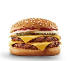 双层芝士牛肉堡