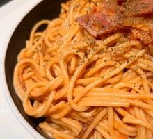Tomato Bacon Spaghetti