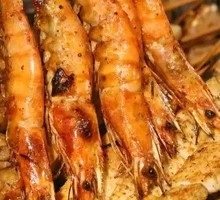 Salt-Baked Large Shrimp