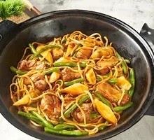 Double Portion Pork Rib and Yam Stew Noodles