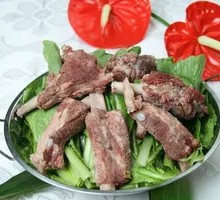 Pork Rib and Bok Choy Soup