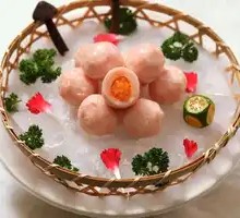 Sea Duck Egg Shrimp Dumplings