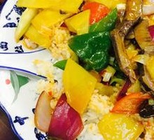 Beef and Potato Rice Bowl