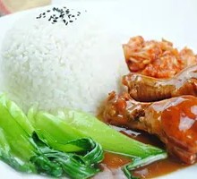 Braised Chicken Leg Rice