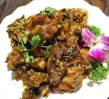 Spicy Stir-Fried Chicken Frames