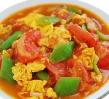 番茄炒蛋盖浇面