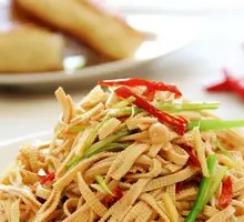 Cold-mixed dried tofu