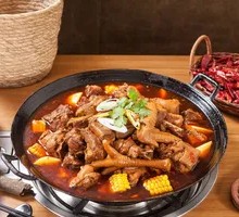 Stewed Pork Ribs and Chicken